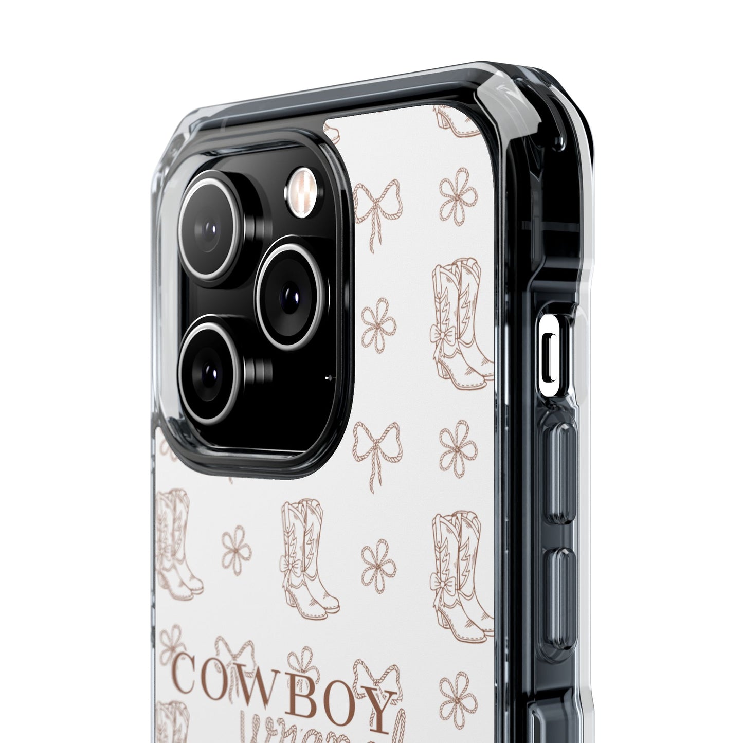 Magnetic Clear Cowboy Wrangler Phone Case