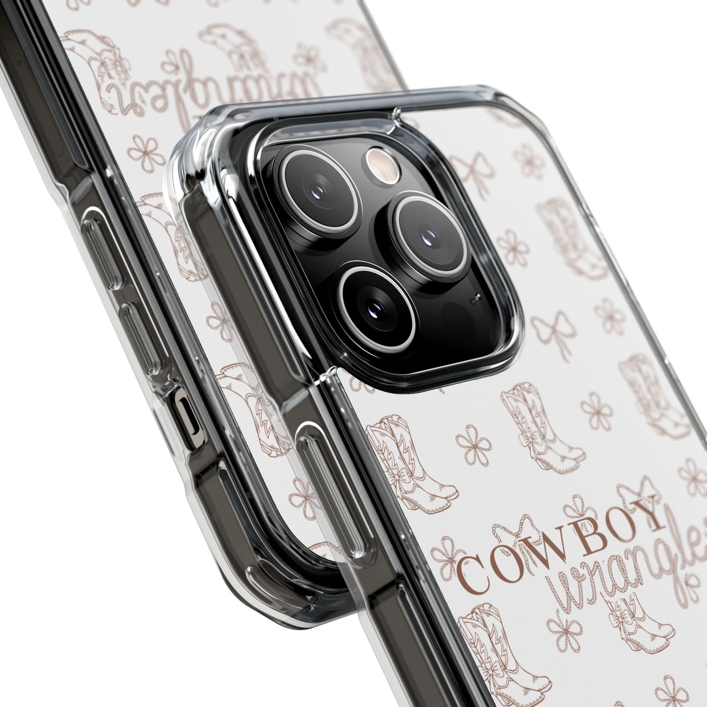 Magnetic Clear Cowboy Wrangler Phone Case