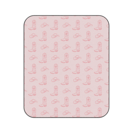 Pink Cowgirl Concert Blanket
